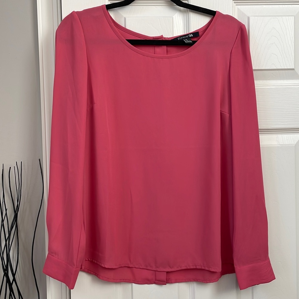 Pink Forever 21 Blouse